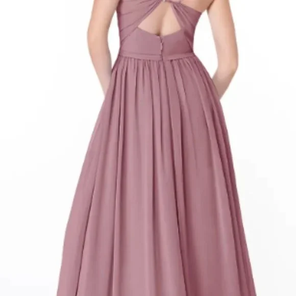 Azazie Bridesmaid Dress - Vintage Mauve - Picture 9 of 9